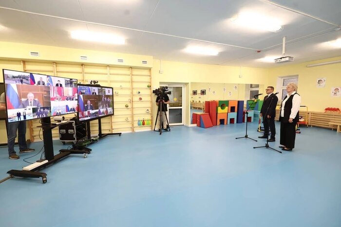 Новый детский сад в Копейске открыт Президентом по видеосвязи