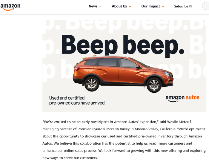 - Amazon autos Amazon,  , , , , 