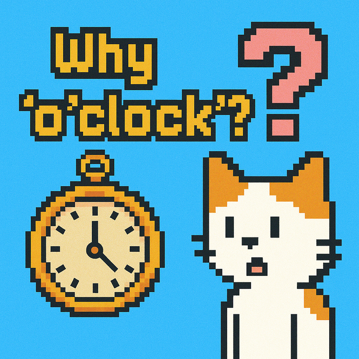 Почему "o'clock"? Странное слово, за которым скрывается история