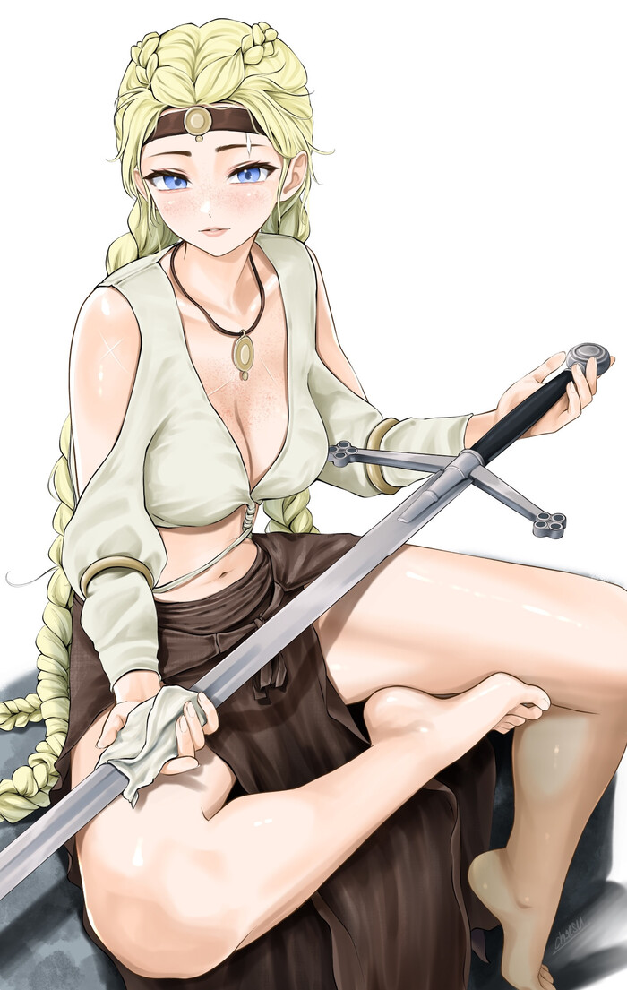     , Anime Art, Chaesu, Original Character, , 