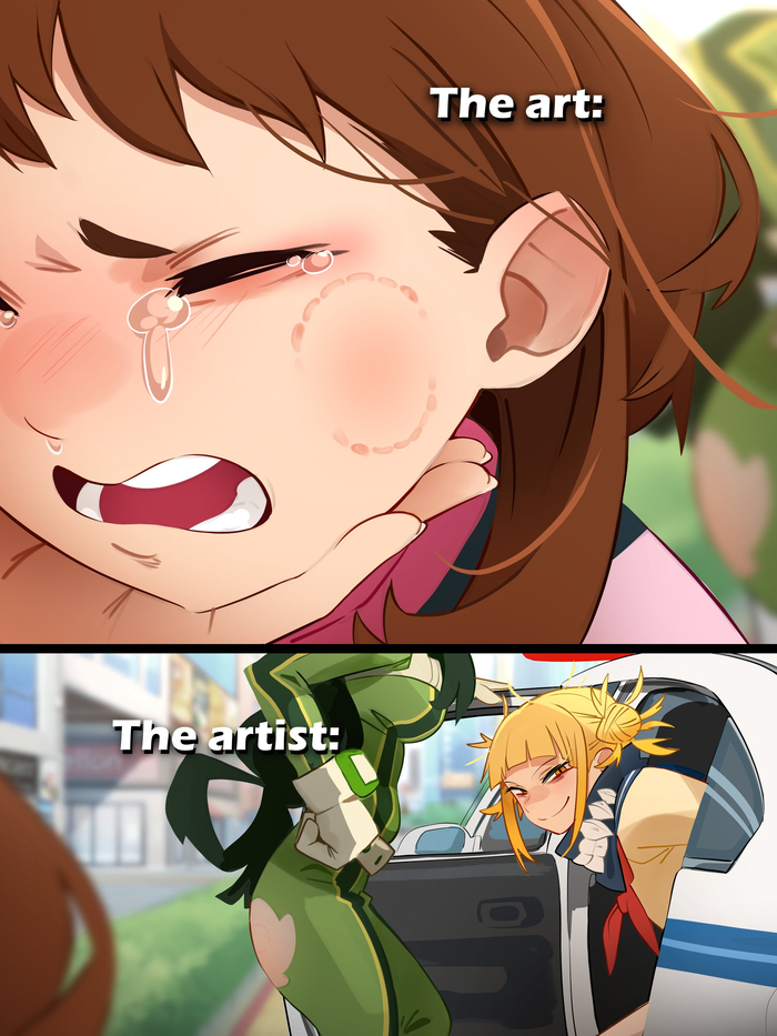  Anime Art, , Boku no Hero Academia, Asui Tsuyu, Toga Himiko, Uraraka Ochako, Khyleri