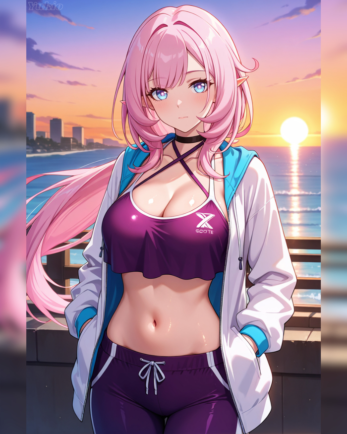 Elysia Anime Art, Honkai Impact, Elysia, ,  , , 