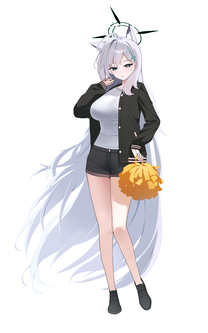 Terror Anime Art, , Blue Archive, Shiroko Terror, Animal Ears