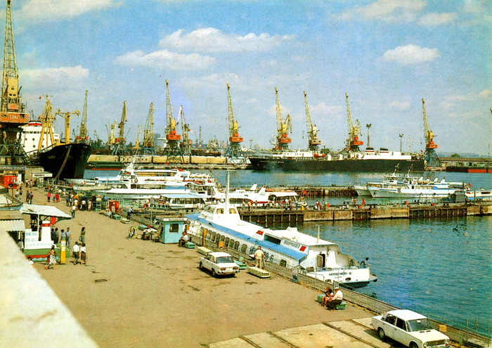Порт Одессы, 1988 год.