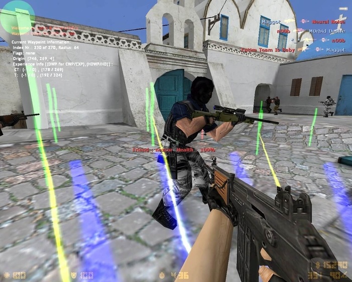 Не мой скрин, но вот так выглядели НОДы для ботов