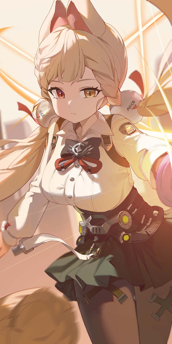 Alice Thymefield #002 , Anime Art, Zenless Zone Zero, Alice Thymefield (zzz), , Animal Ears, , , , 