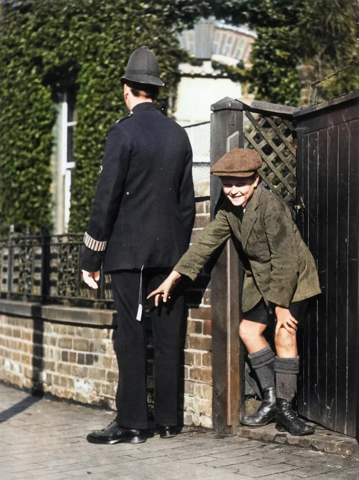 Любопытные фотографии из прошлого Великобритании. 20 раскрашенных фотографий ХХ века. Часть 21 Фотография, Старое фото, 20 век, Великобритания, Англия, Лондон, Колоризация, Длиннопост