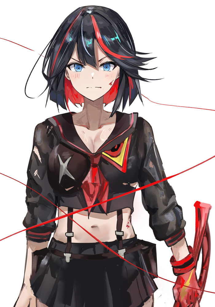 Ryuuko Anime Art, , Kill la Kill, Matoi Ryuuko, Senketsu, Pixiv