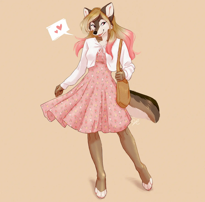 Spring in her step
