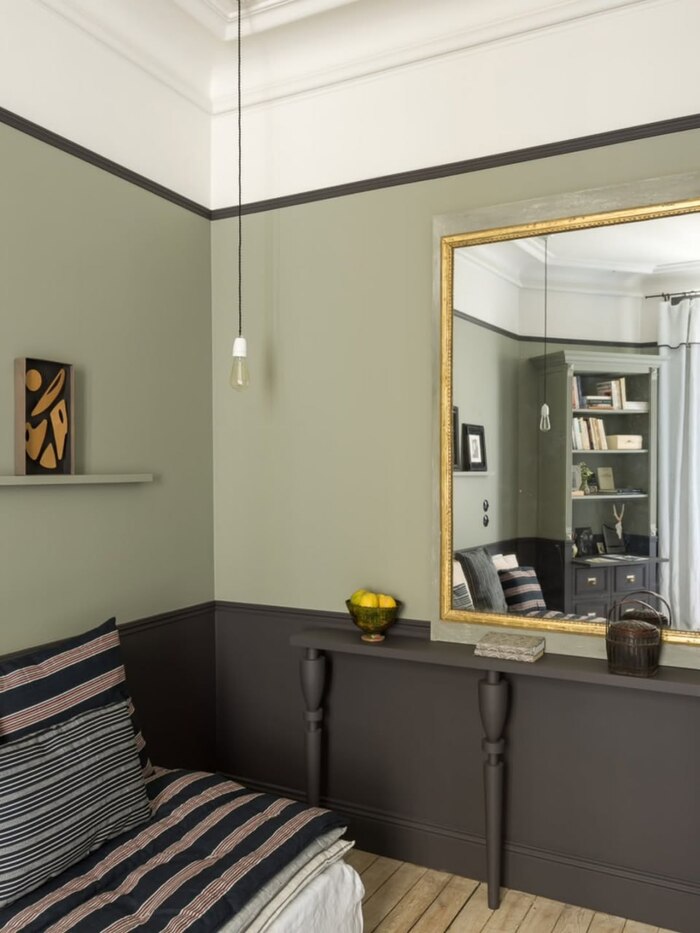 Маленькая квартира в Париже Интерьер, Дизайн, Декор, Ремонт, Квартира, Telegram, Дизайн интерьера, Мебель, Уют, Идея, Telegram (ссылка), Длиннопост