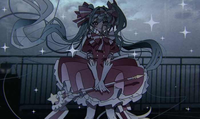   - Hatsune Miku, Vocaloid, Anime Art, Vocaloid Art, Mahou Shoujo, -,   
