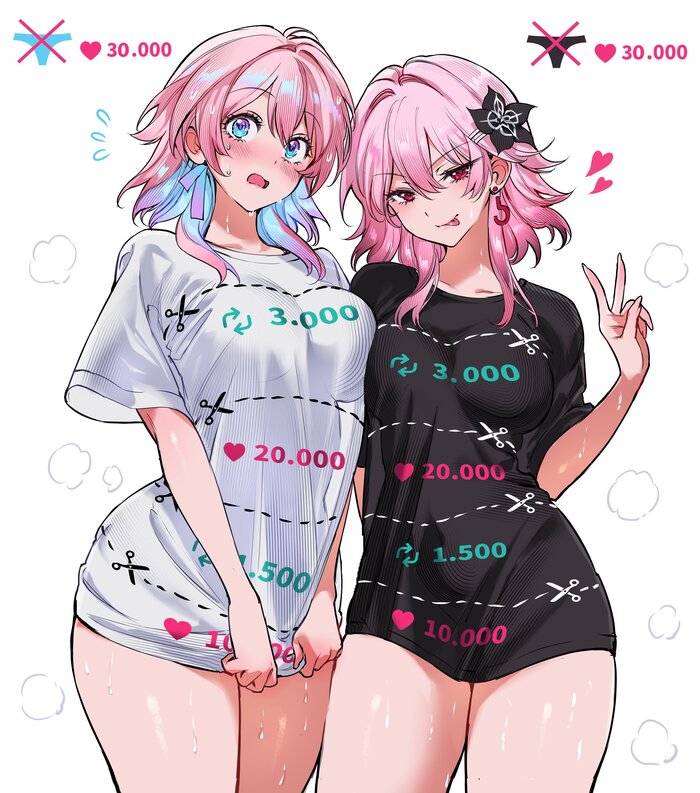  Anime Art, Honkai: Star Rail, March 7th (Honkai: Star Rail), Evernight (Honkai: Star Rail), Qiandaiyiyu, 
