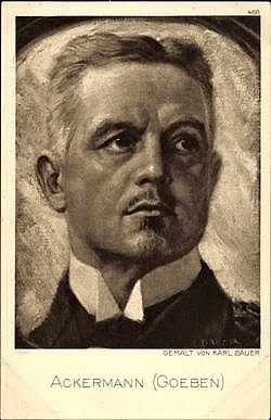 Капитан Ричард Акерманн (1869-1930). Командир «Гёбена» с апреля 1914 года по январь 1918 года