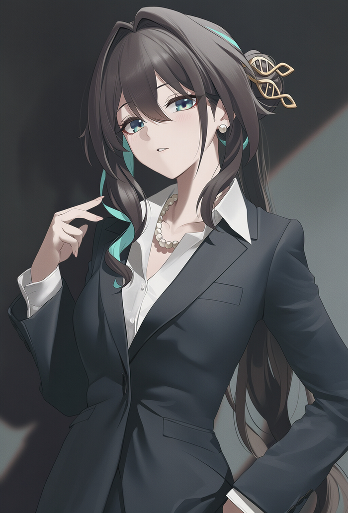    ,  , Anime Art, Pixiv, , Honkai: Star Rail, Ruan Mei (Honkai: Star Rail)