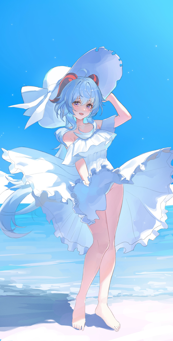   Genshin Impact, , Anime Art, Ganyu (Genshin Impact),   , , , 