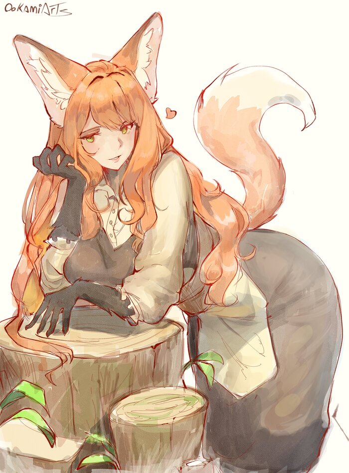      ,    ! , , Anime Art, Animal Ears, , Original Character, Monster Girl