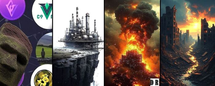 The monument to human greed &#x2192; Ruins of anthropogenesis