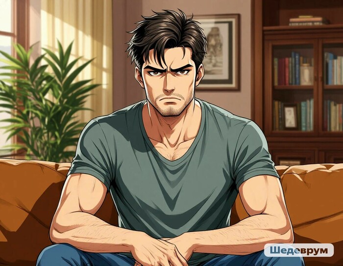 Очередная часть фанфика - неожиданный гость, и новая семья Арты нейросетей, Контент нейросетей, Шедеврум (Яндекс), Милота, Anime Art, Animal Ears, Уши, Хвост, Кицунэ, Фанфик, Мужчины и женщины, Дочь, Юмор, Длиннопост