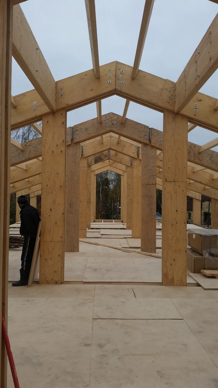 Процесс строительства