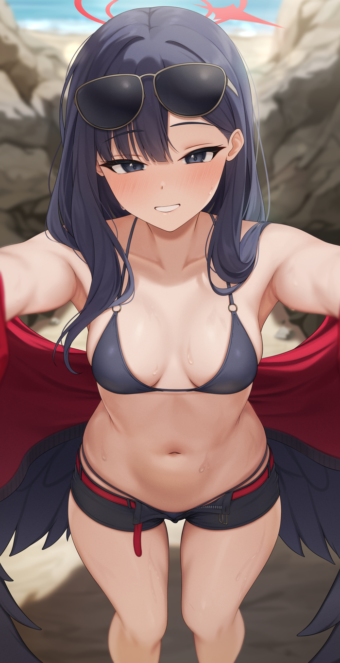 Ichika #005 , Anime Art, Blue Archive, Ichika (Blue Archive), ,  , , , , ,  , 