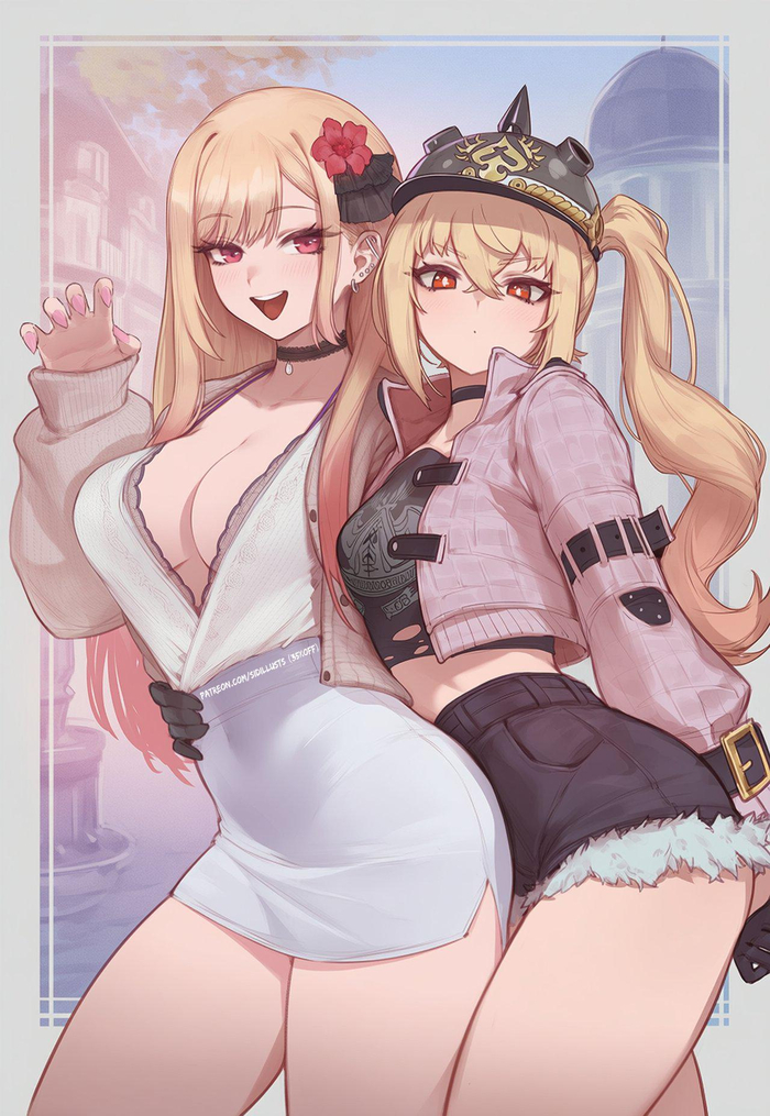    Anime Art, , Sono Bisque Doll wa Koi wo Suru, Marin Kitagawa, Zenless Zone Zero, Lucy (Zenless Zone Zero), Sidillusts