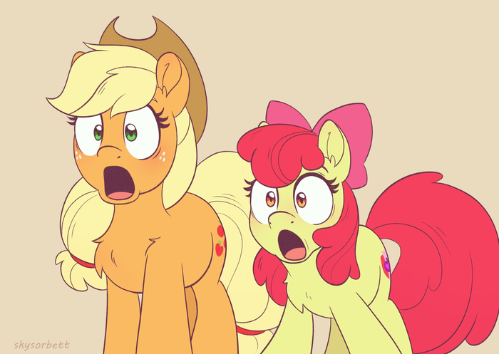    .    ? My Little Pony, Ponyart, Applejack, Applebloom
