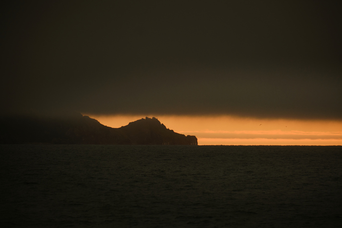 Мыс на закате