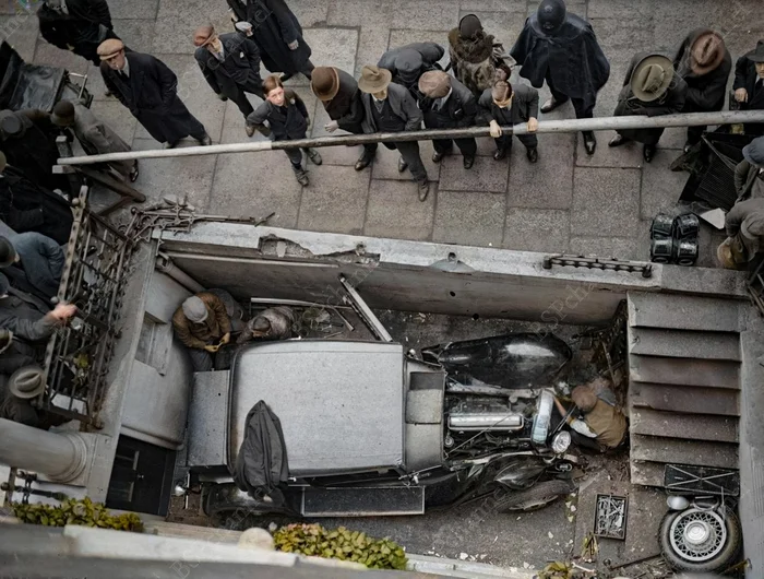 Интересные и местами забавные снимки на автомобильную тематику. 20 раскрашенных фотографий из ХХ века, часть 8 Старое фото, 20 век, Фотография, История автомобилей, Авто, Отечественный автопром, Колоризация, Длиннопост