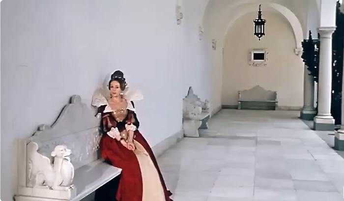 Сцена из фильма в Ливадийском дворце