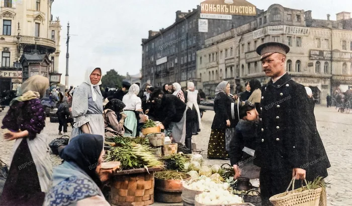 Цветные снимки Дореволюционной Москвы. Жизнь и виды города в начале ХХ века. Часть 7 Старое фото, Историческое фото, Фотография, 20 век, 19 век, Москва, Российская империя, История города, История России, Колоризация, Длиннопост