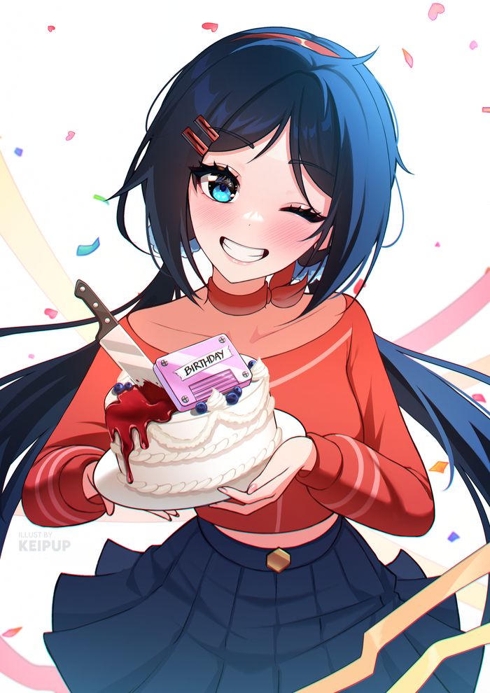  Anime Art, , Game Art, Miside, Mita (MiSide), Pixiv