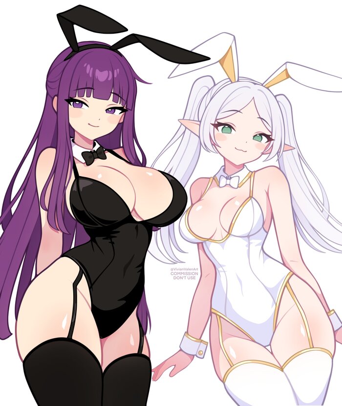     , Anime Art, Frieren, Fern, Sousou no Frieren, Bunnysuit