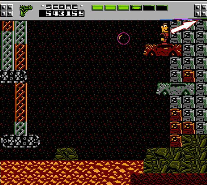 выход из неё (я сперва пытался пройти назад, откуда пришёл, но упёрся там в стену)