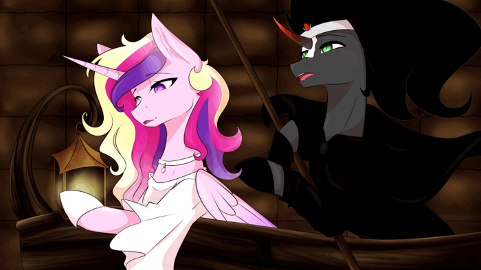 The Phantom of the Opera is there... My Little Pony, , Princess Cadance, King Sombra