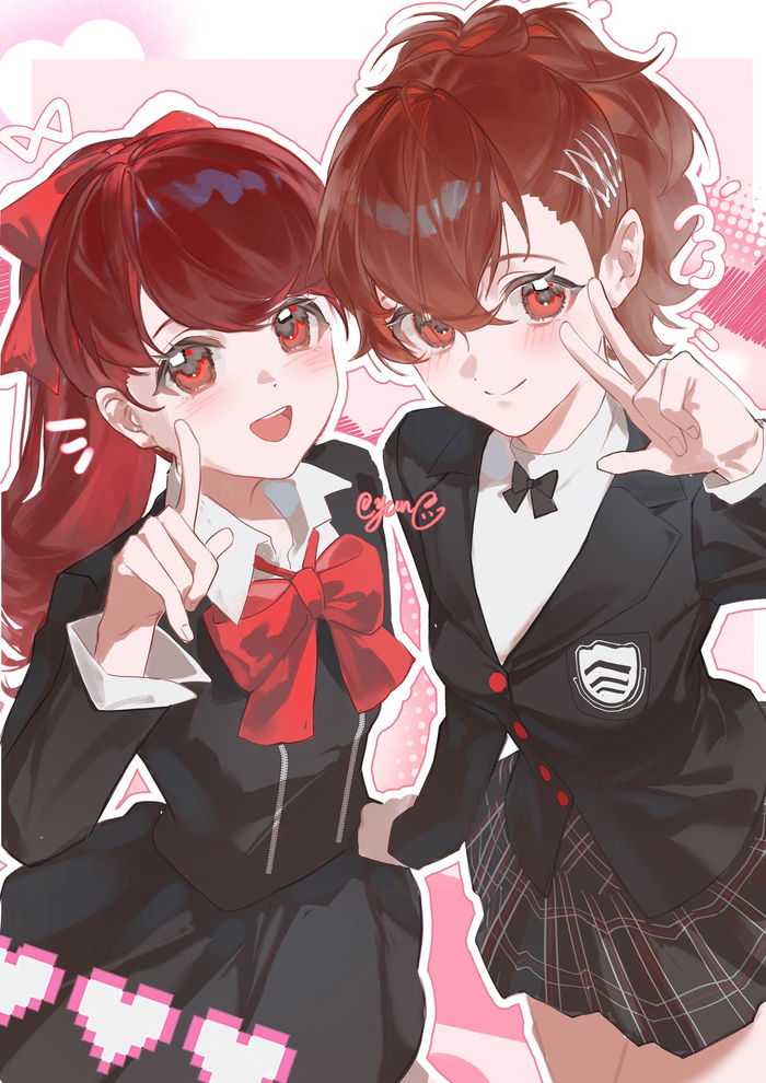  Anime Art, , , Persona 5, Persona 3, Persona, Kasumi Yoshizawa, Shiomi Kotone