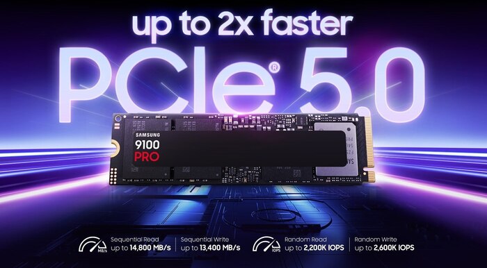 Samsung 9100 Pro: 8   14800 / SSD, M2, Samsung, , , , , ,  