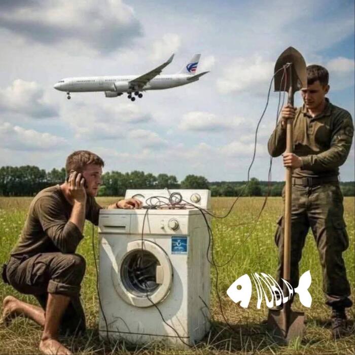 Именно так по словам старухи Фон дер Ляйен русские глушили сигнал GPS на её самолёте