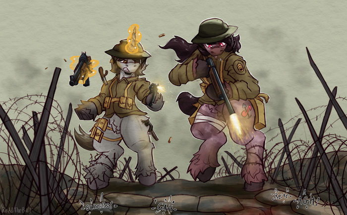   My Little Pony, Original Character, Reddthebat, MLP Military