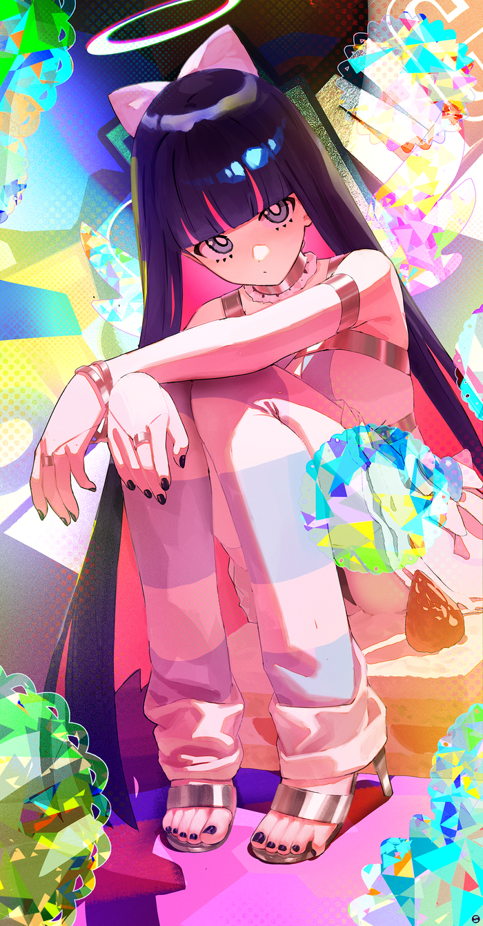 Stocking Anime Art, , Panty Stocking with Garterbelt, Stocking Anarchy, Pixiv