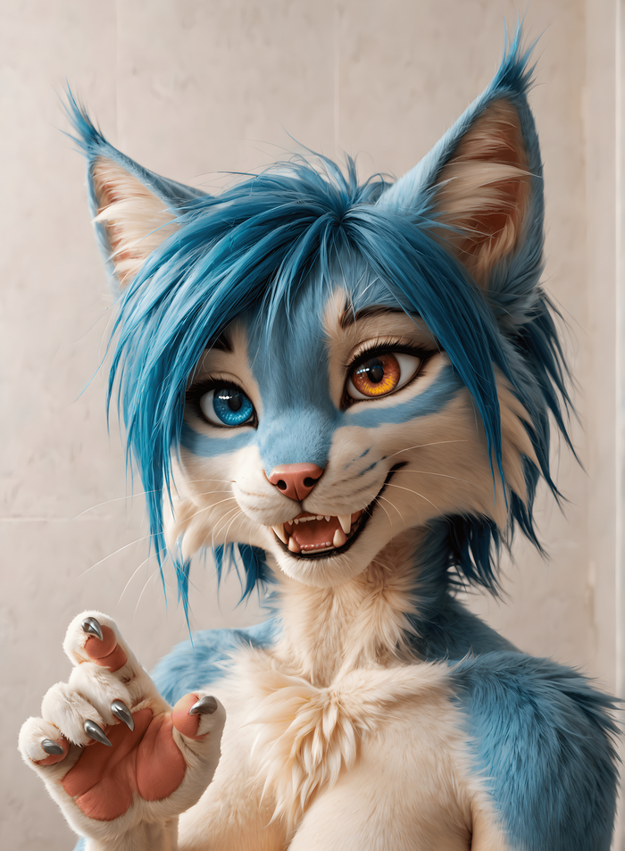 Фурри арт от Wolfmks #2172 Фурри, Арты нейросетей, Furry Art, Furotica, Furotica female, Контент нейросетей, Stable diffusion 3, Длиннопост