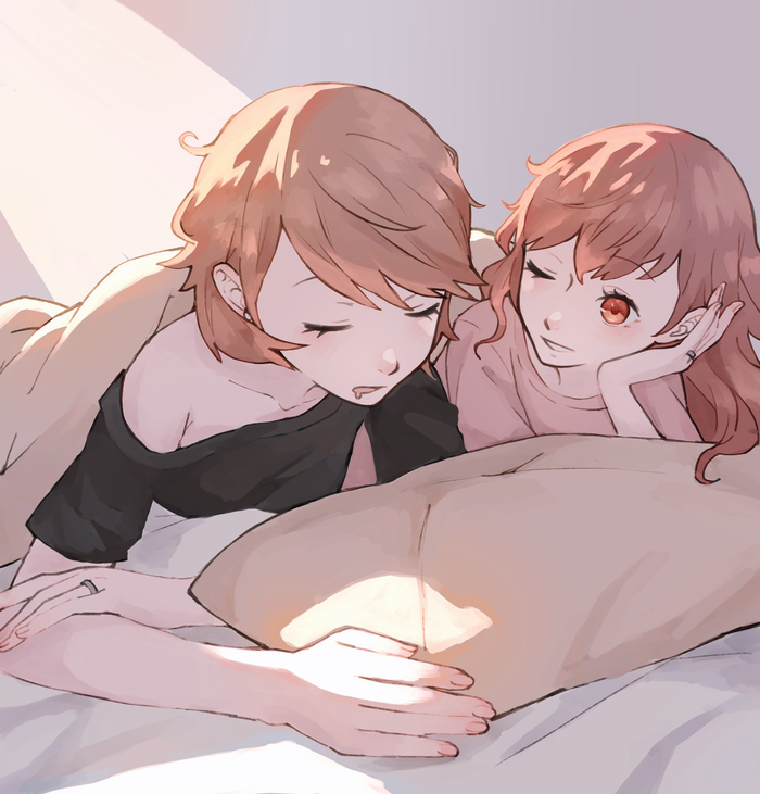  Anime Art, , , Persona, Persona 3, Shiomi Kotone, Takeba Yukari