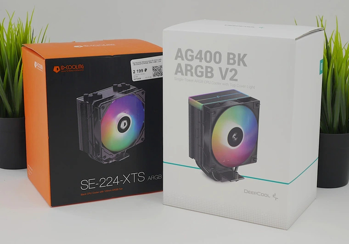  :    DeepCool AG400 ARGB v2  ID-Cooling SE-224-XTS ARGB ,  , 