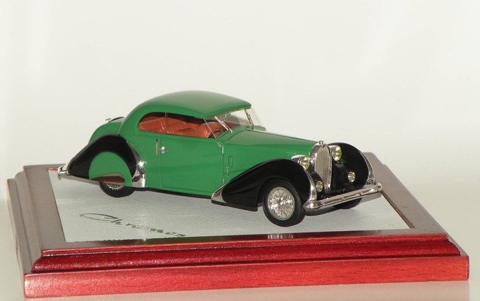 1/43 Ilario (Chromes series) - 1936 Bugatti T57 Labourdette Vutotal Coupe (ch# 57457)  , , ,   , , 1:43, 