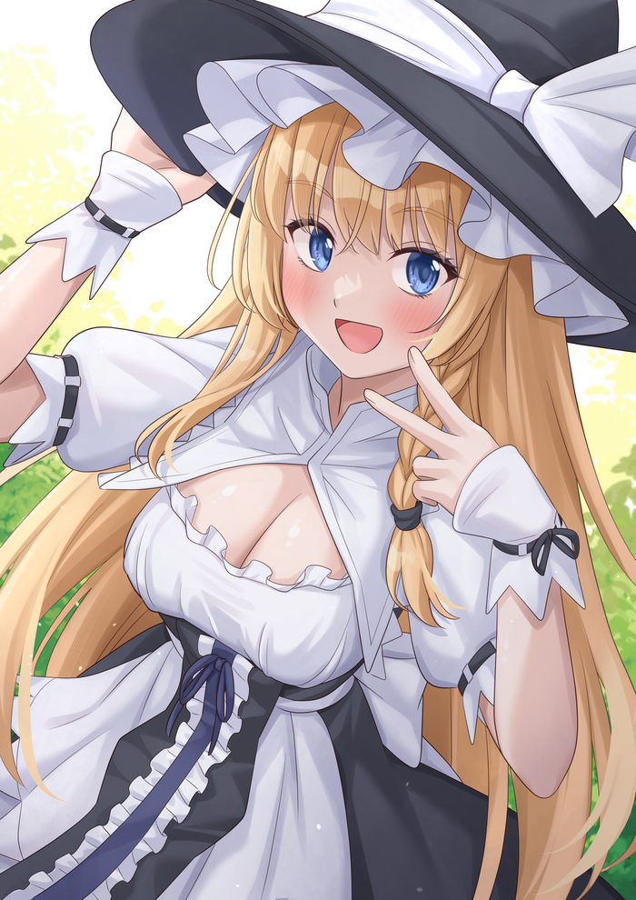 Kirisame Marisa Touhou, Kirisame Marisa, , , Anime Art, Ramie