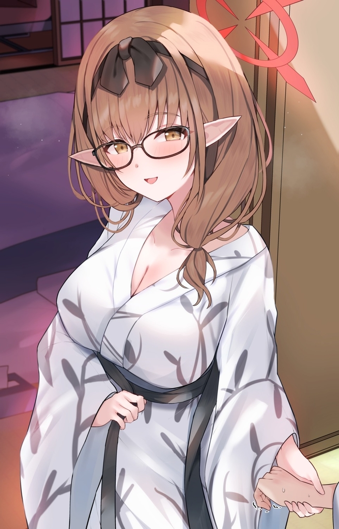 Chinatsu , Anime Art, Blue Archive, Hinomiya Chinatsu