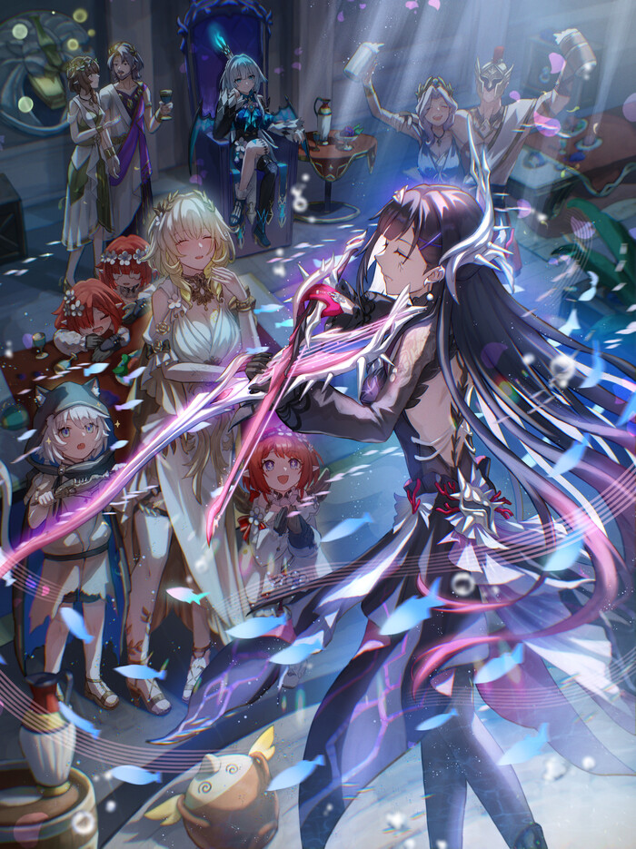   , Anime Art, Cerydra (Honkai: Star Rail), Hysilens (Honkai: Star Rail), Aglaea (Honkai: Star Rail), Tribbie (Honkai: Star Rail), Cipher (Honkai: Star Rail), Honkai: Star Rail
