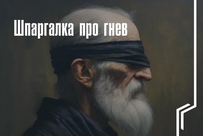 Шпаргалка про гнев