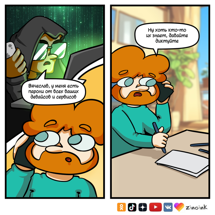 Диктуйте пароли