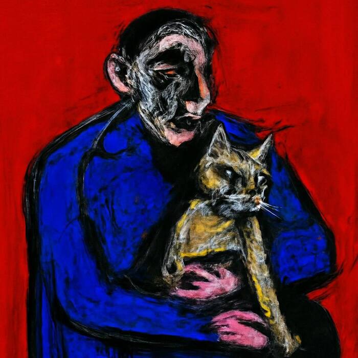 Человек с котом III