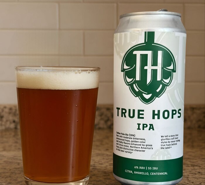 Обзор новинки из сети Лента – True Hops IPA от пивоварни New Rigas Brewery